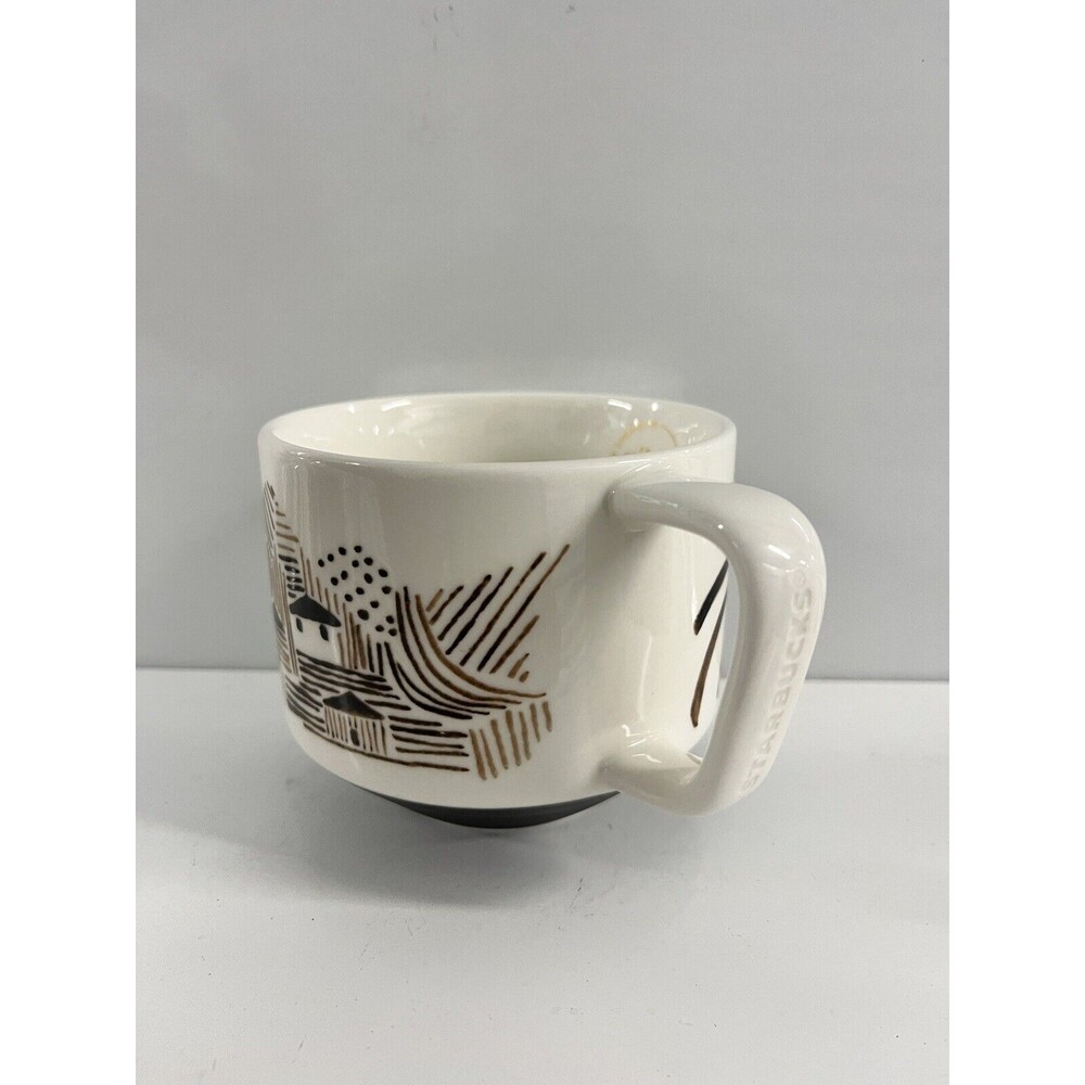 Starbucks Coffee Mug Artisan 2014 Series 03/08 Brown House Land Ceramic Canadian - Picture 7 of 13